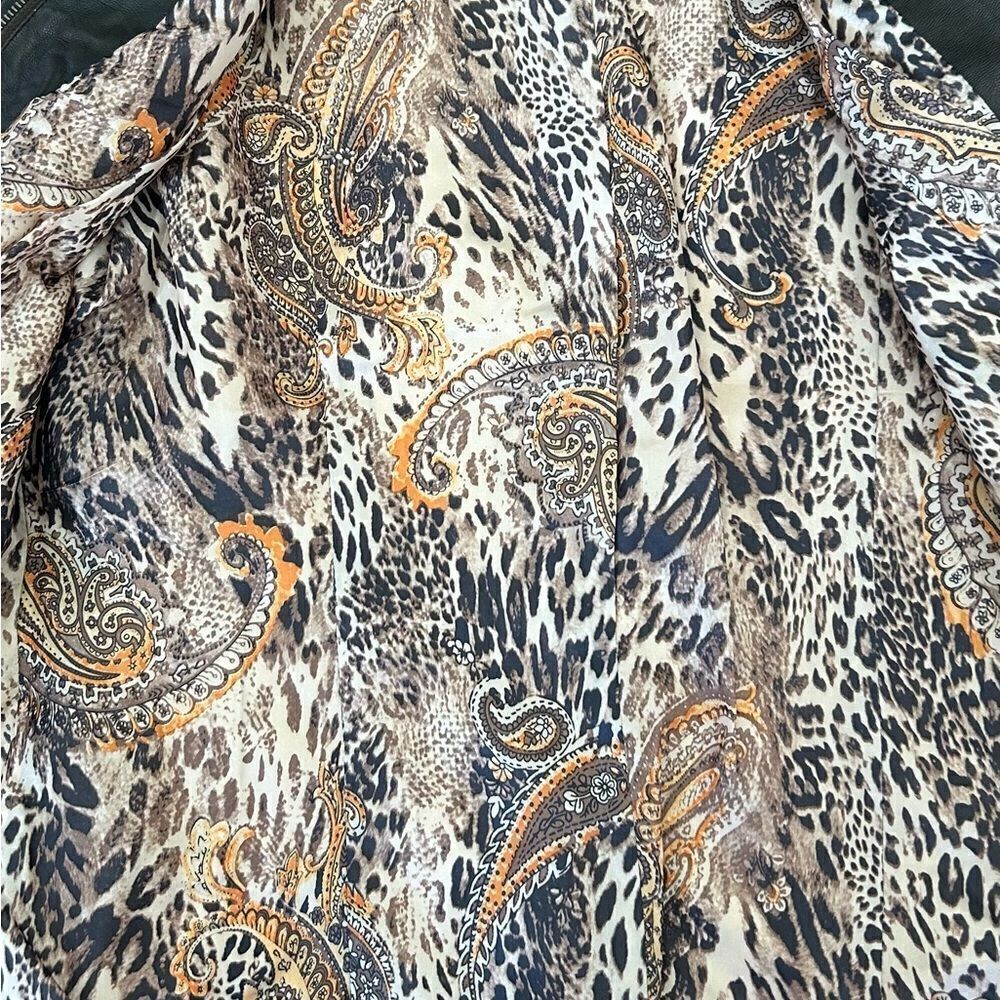 Montana Company Brown Faux Leather Western Jacket Size Small New with tags - Picture 7 of 12